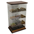 The Roosevelt 250 Count Acrylic & Wood 9 Bin Humidor